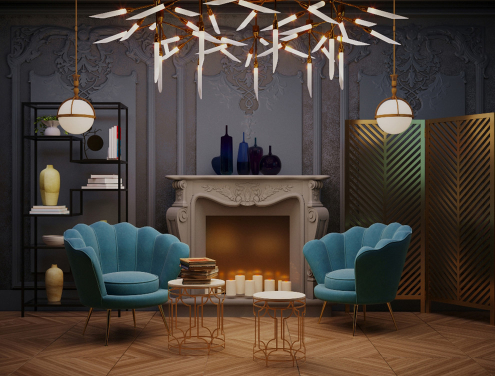 Кабинет в 3-комнатной квартире