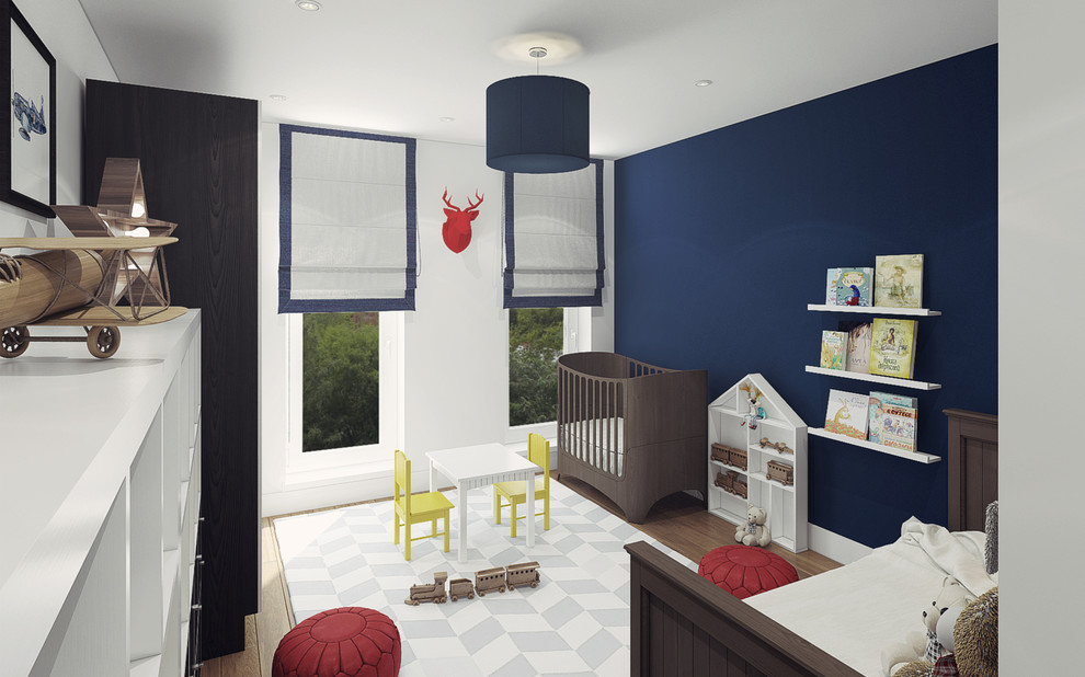 Дизайн интерьера квартиры для молодой семьи в жилом комплексе "Отрада"