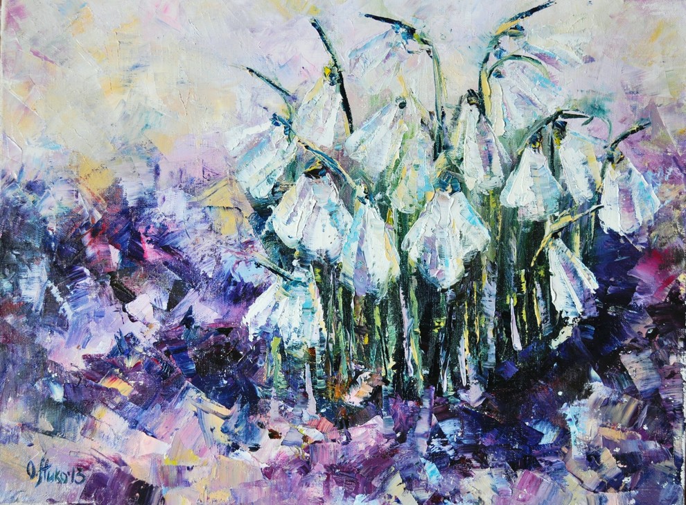 Живопись в интерьере (автор О. Никонорова)