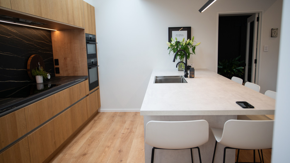 Oak and Drama Kitchen Renovation