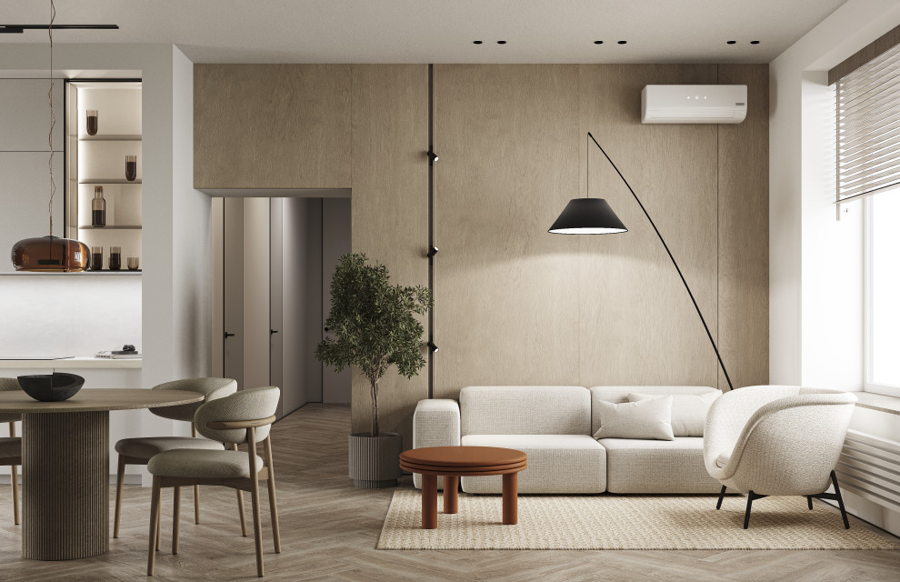 Дизайн-проект 1-комнатной квартиры. ЖК Атмосфера в центре