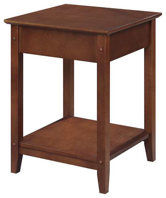 American Heritage Square Flip Top End Table