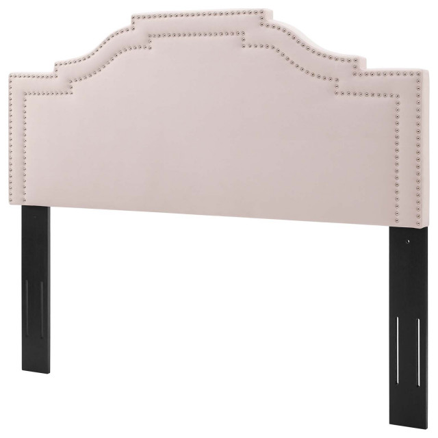 Headboard, Twin Size, Velvet, Dark Grey Gray, Modern Contemporary