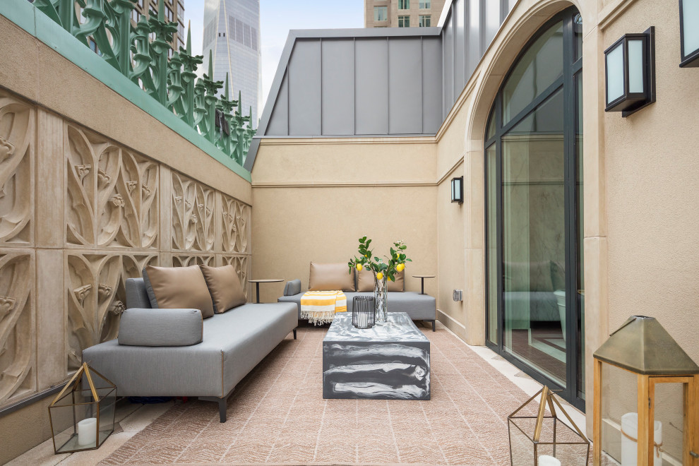 Trendy patio photo in New York