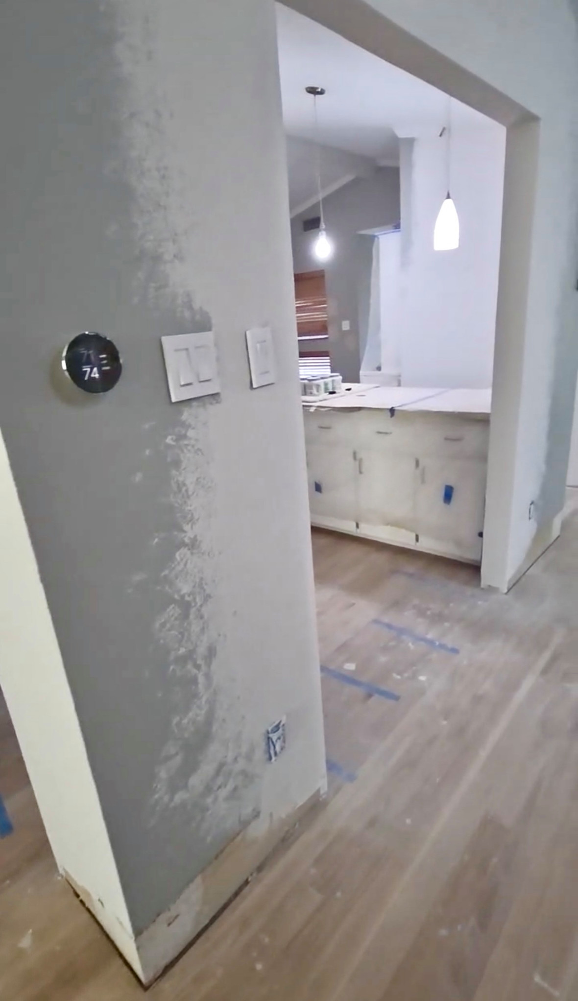 Lake Highlands Kitchen, Flooring, Powder Bath and Hall Bath Remodel