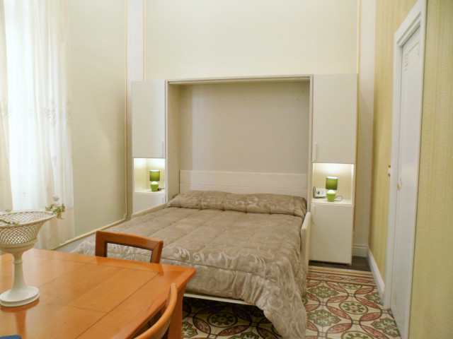A old flat wiht two rooms reorganized. modern-bedroom