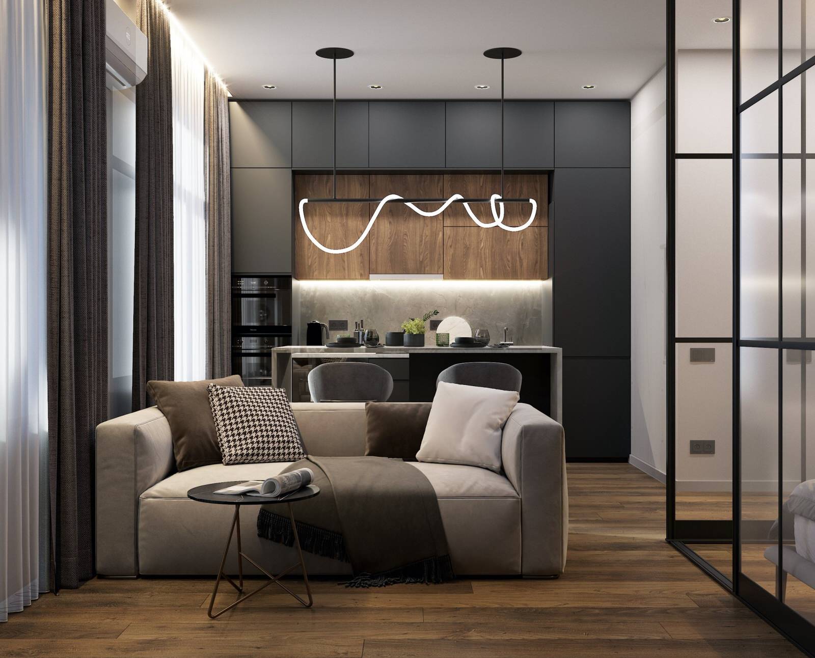 дизайн квартиры 45 метров