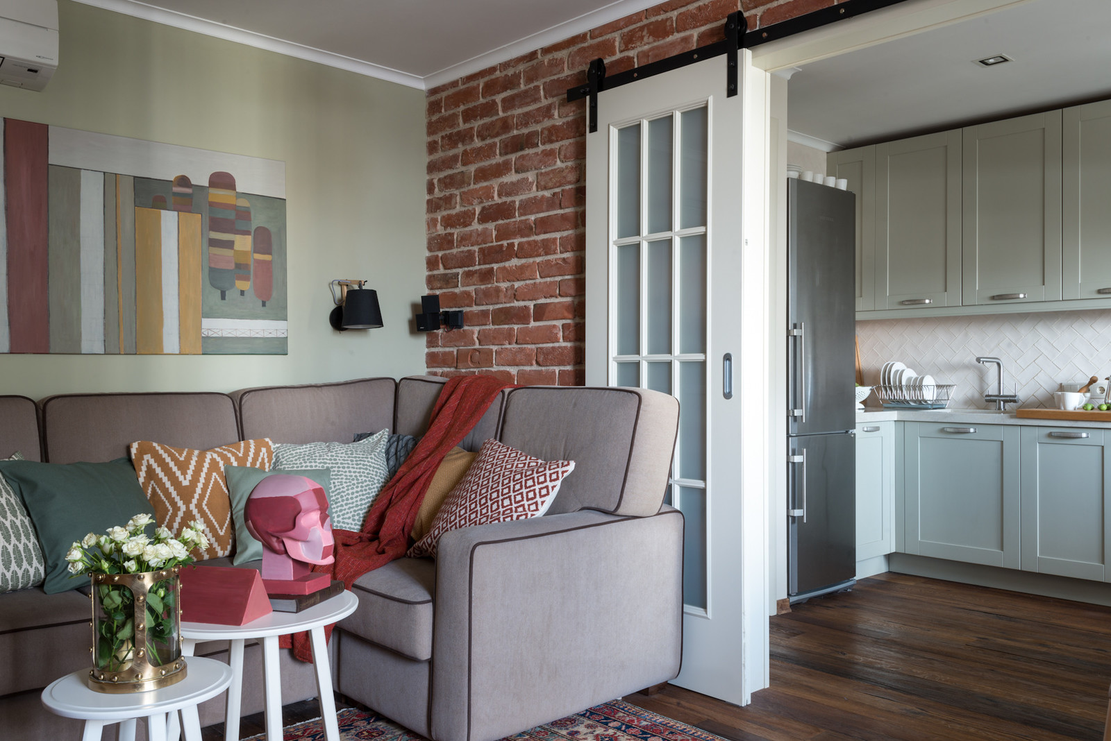 Трёхкомнатная квартира в Царицыно (дизайнер Людмила Данилевич)