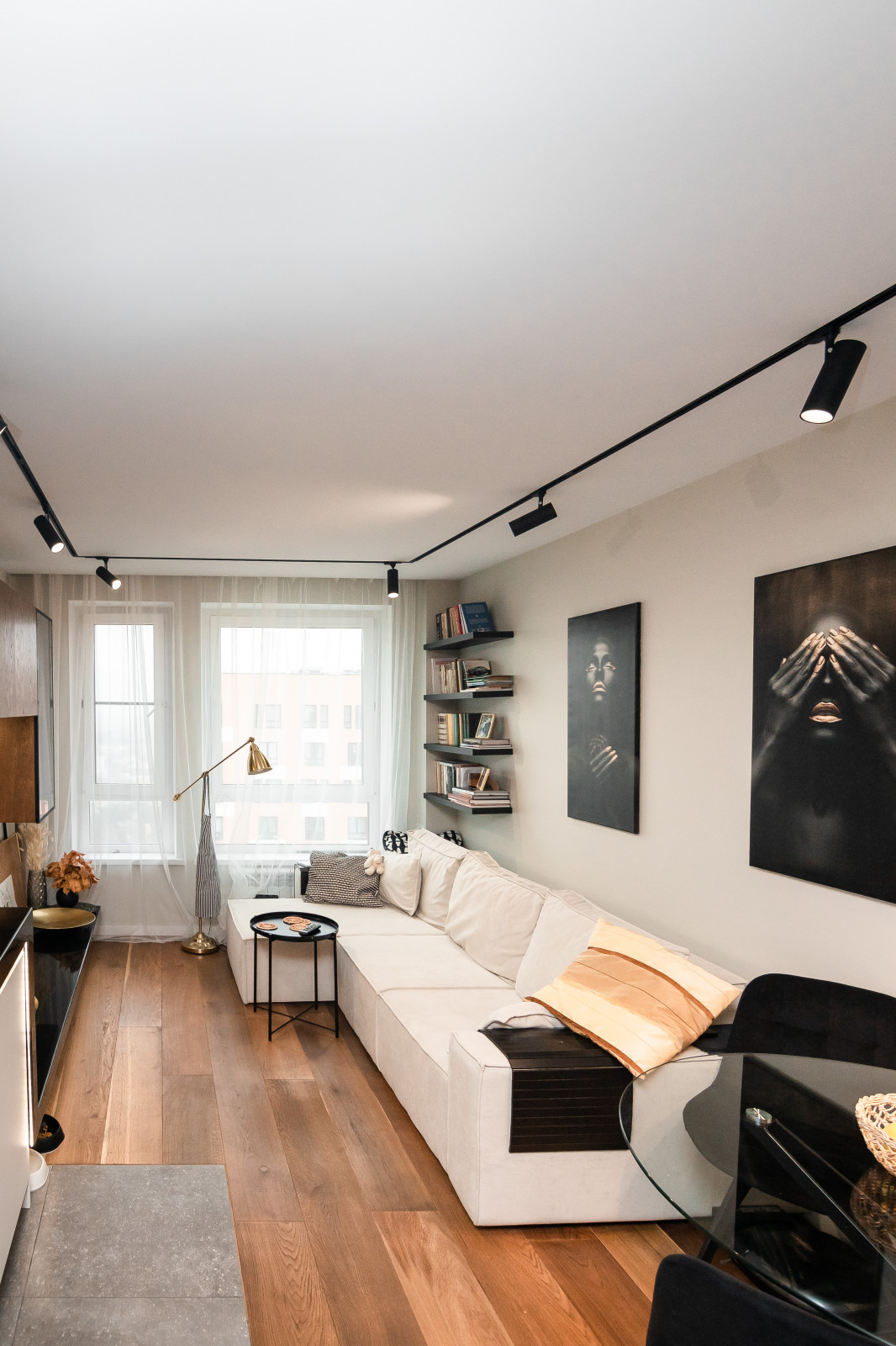 Кухня-гостиная в стиле минимализм