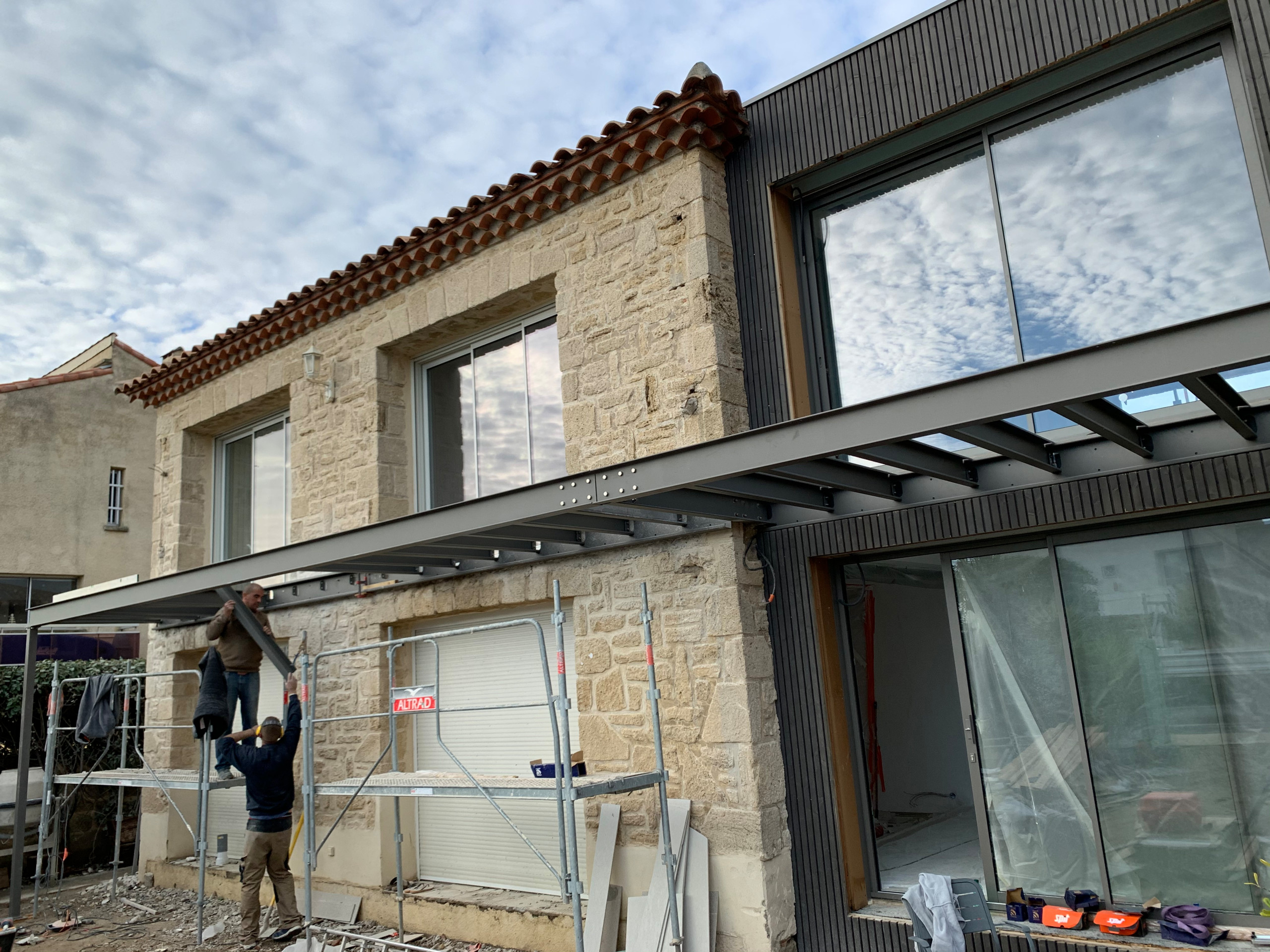 Extension en bord de plage