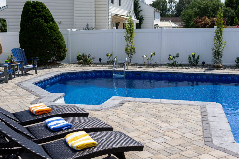 Monroe, NJ: Paver Pool Patio & Pool Renovation