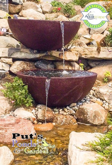 Fountainscape Installed in Macomb County, Michigan (MI) american-traditional-garden