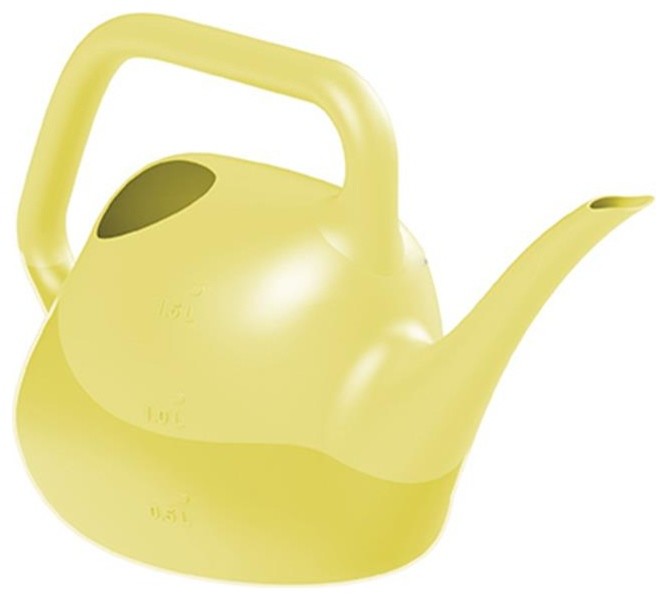 Fiskars 434157-1001 1.5 Liter Translucent Watering Can, Yellow