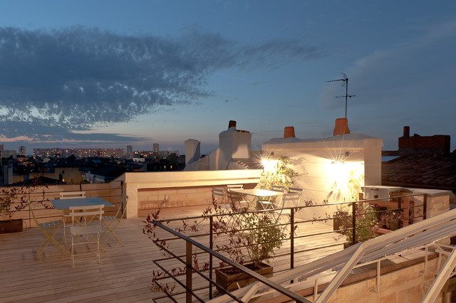 Immeuble M industrielt-terrasse