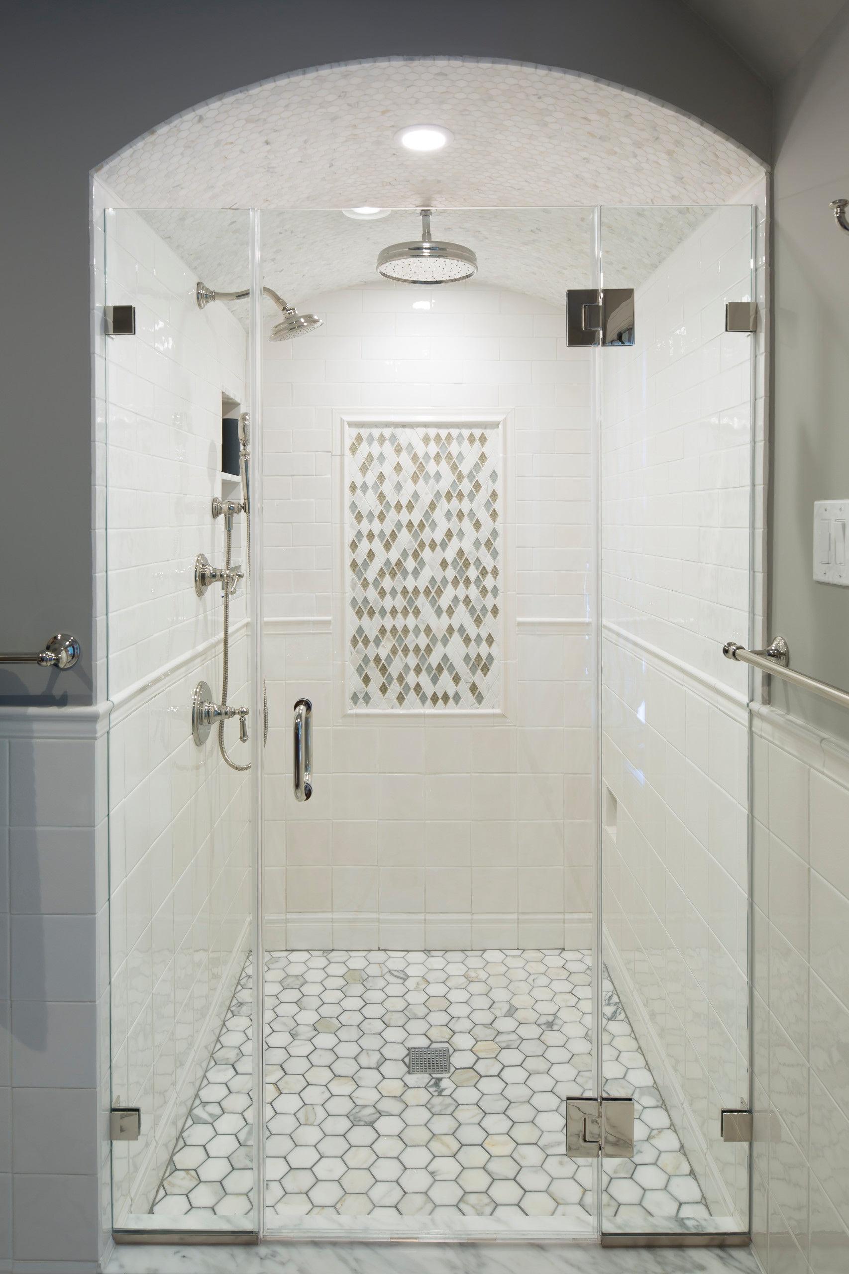Abramson's Traditional Marble Master Bath