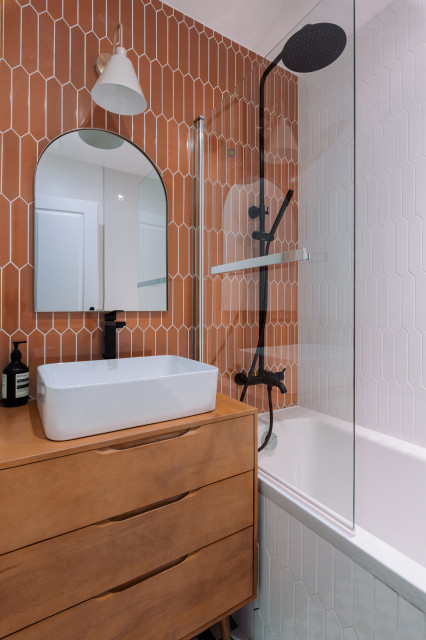 Salle de bain enfants - Garches minimalistisch-badezimmer