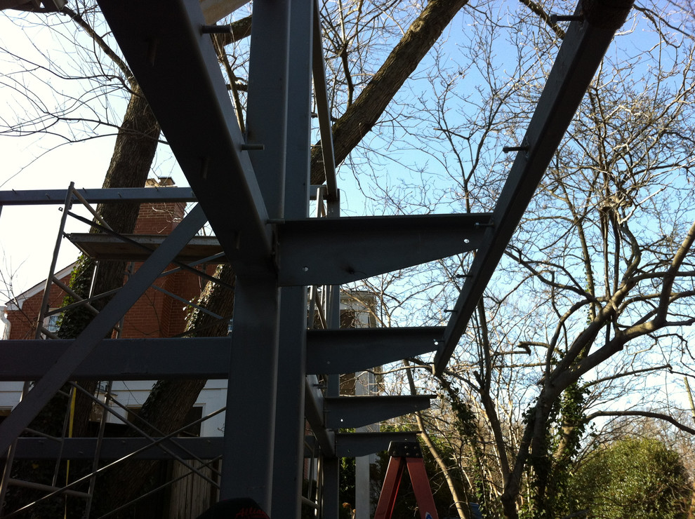 Steel frame addition