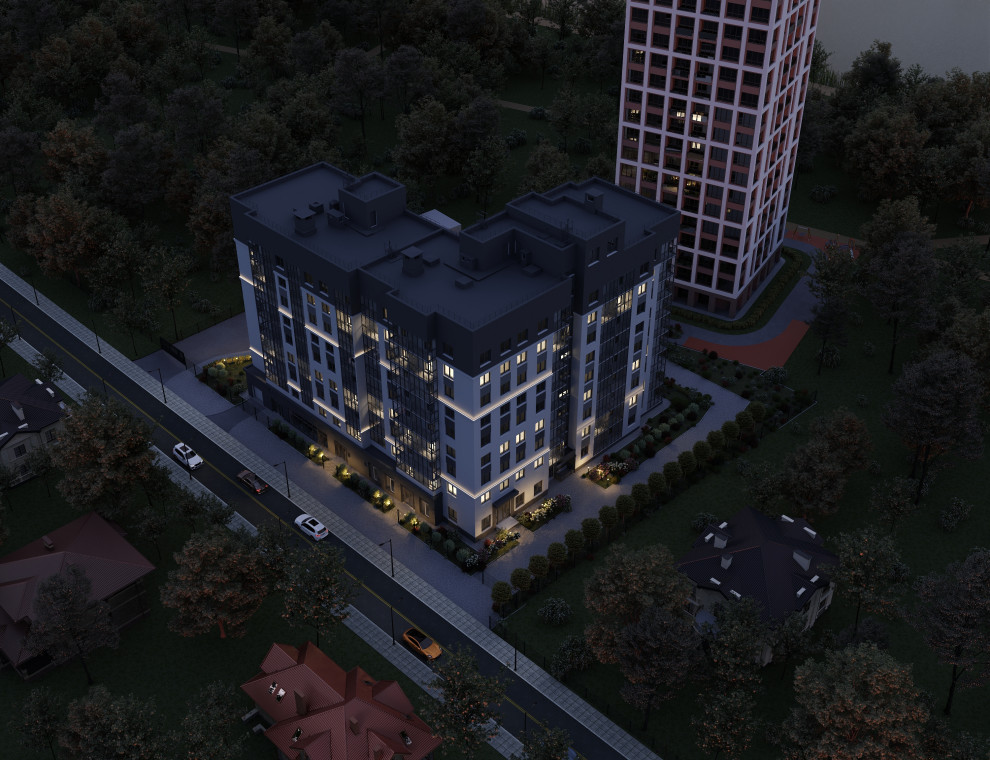 Экстерьер и интерьер пространства ОГНИ ИСЕТИ