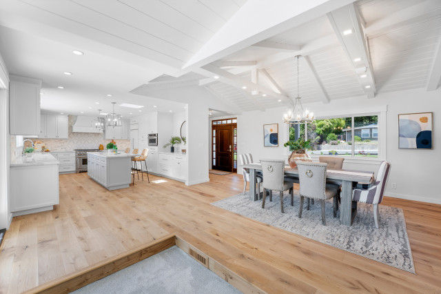 Whole Home Interior and Exterior Addition with Renovation transitional-dining-room