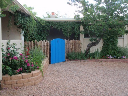 This is an example of a mediterranean exterior in Albuquerque.