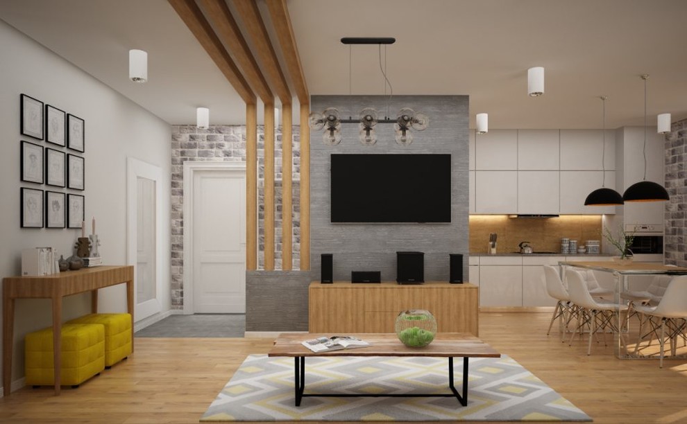 ЖК Наследие. Двухкомнатная квартира в Скандинавском стиле.