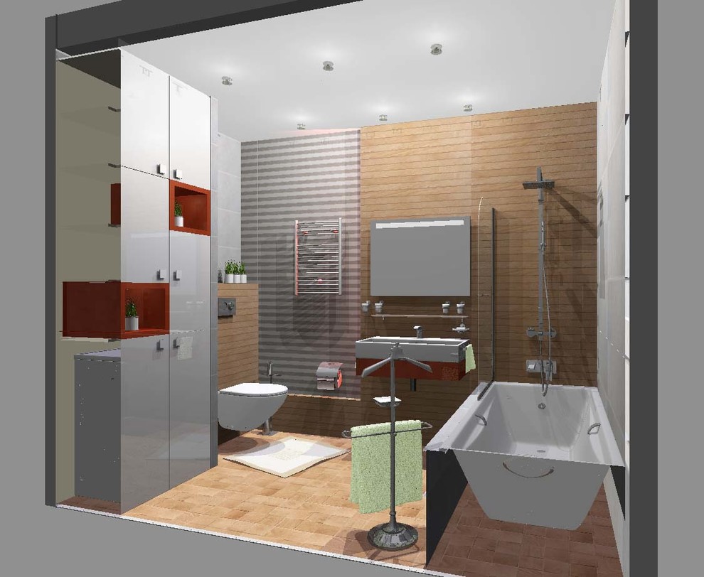 дизайн интерьера части в 3-х комнатной квартиры в г. Екатеринбурге по ул. Советс