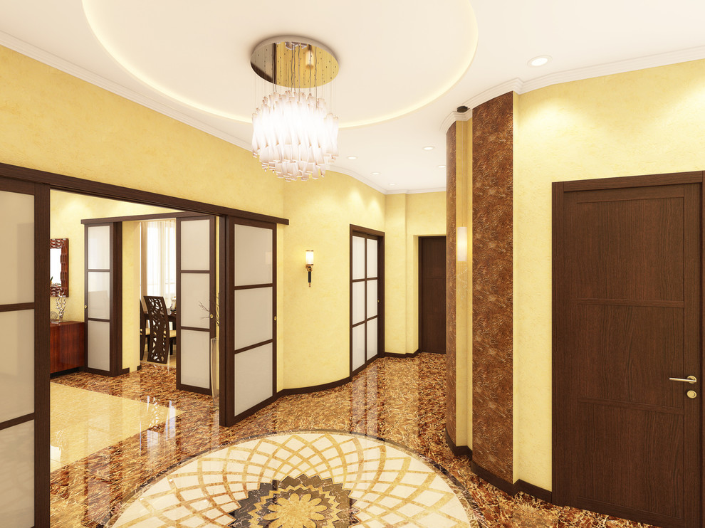 3D визуализация | Квартира в тёплых тонах