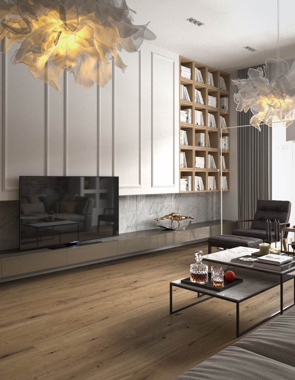 Дизайн интерьера "Аристократический лофт"