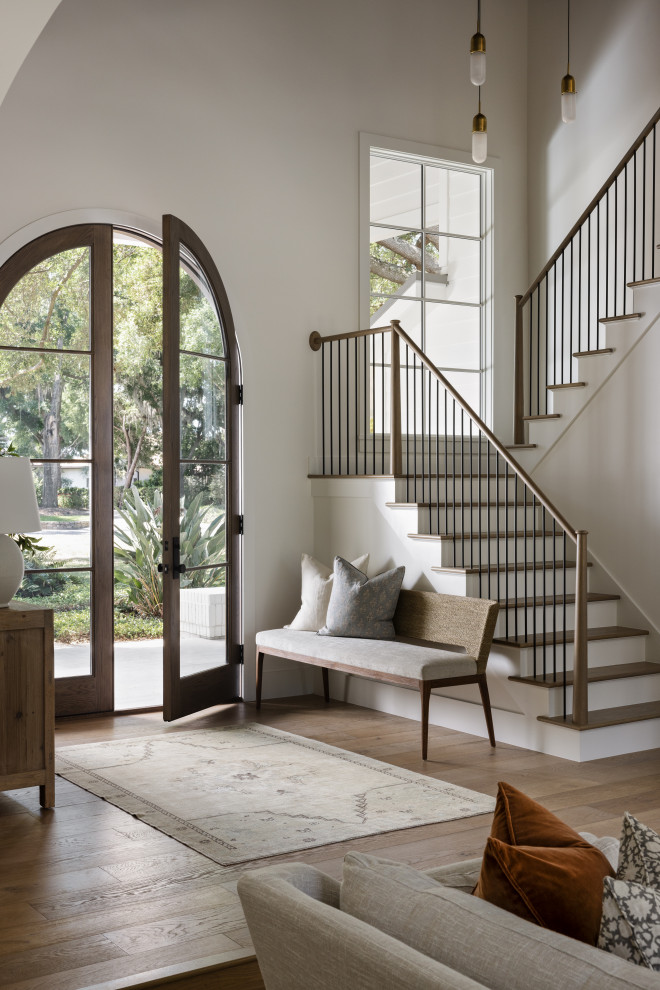 Inspiration for a transitional entryway remodel in Orlando