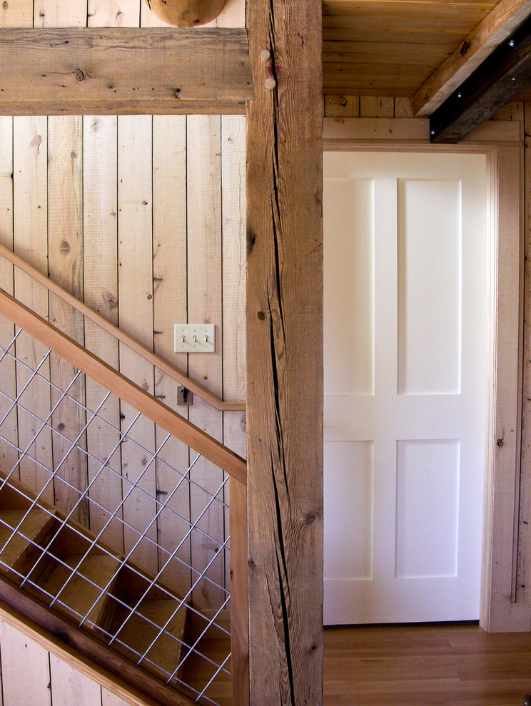 Inspiration for a rustic home design remodel in Denver