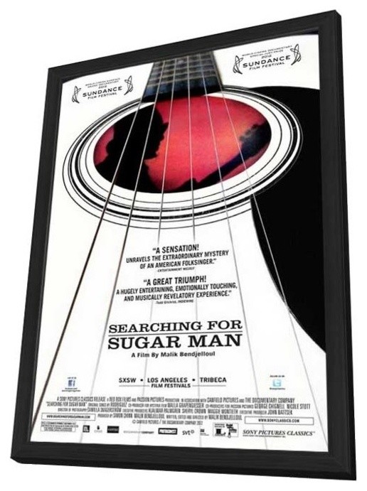 Searching for Sugar Man 11 x 17 Movie Poster - Style A - in Deluxe Wood Frame