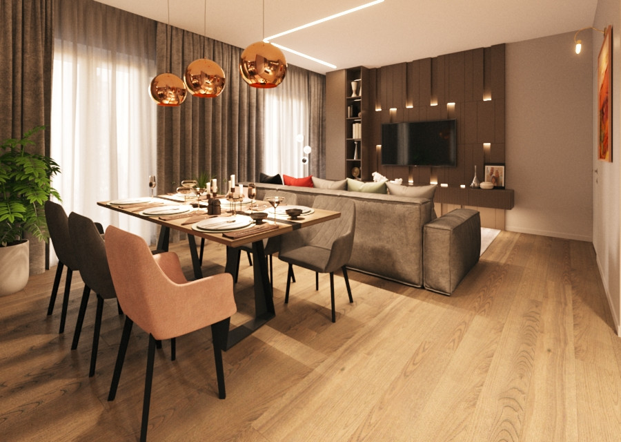 Кухня гостиная