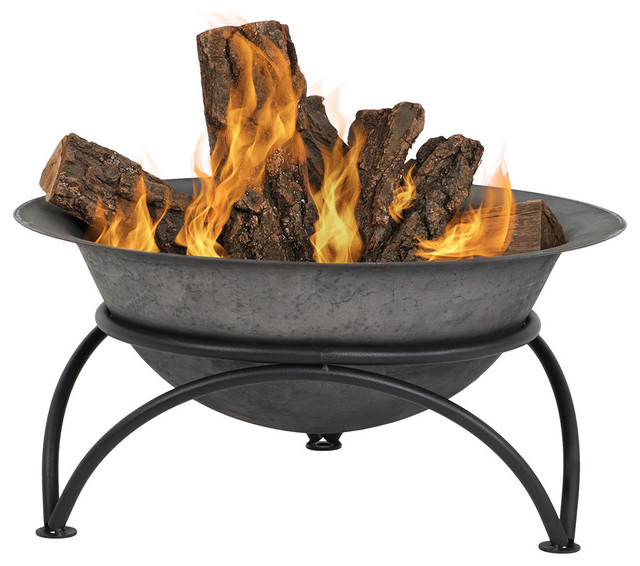 Sunnydaze Dark Gray Wood Burning Cast Iron Fire Pit Bowl 24 Diameter Sunnydaze Dark Gray Wood Burning Cast Iron Fire Pit Bowl 24 Diameter