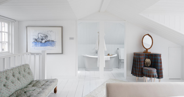 St Petersburgh Mews eclectic-bedroom