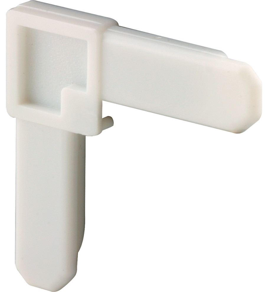 Screen Frame Corner, 7/16"x3/4 in., White Plastic, 100Pack Window