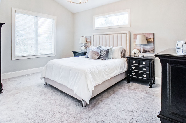 Warm Traditional Remodel bedroom