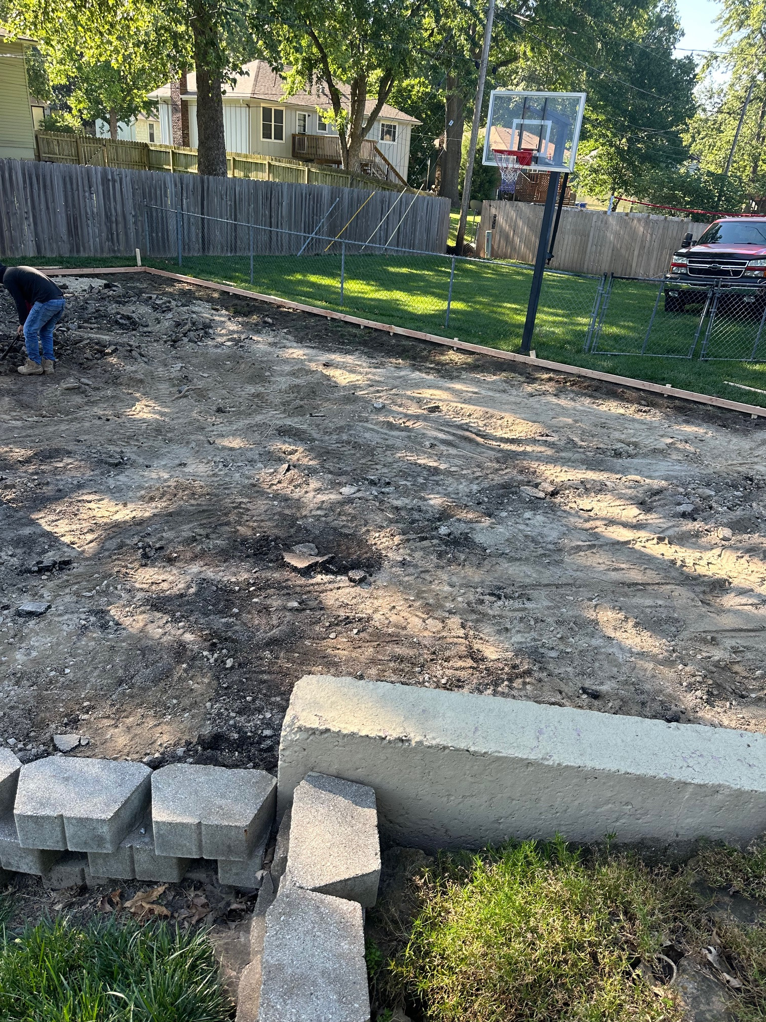 Large Concrete Driveway Project