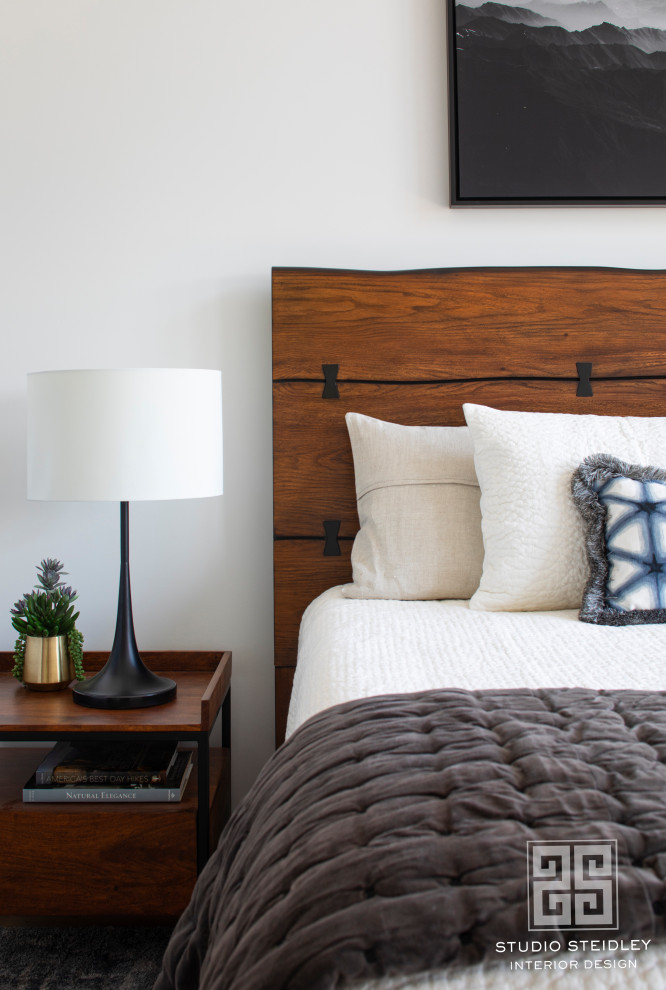 Inspiration for a rustic home design remodel in Denver