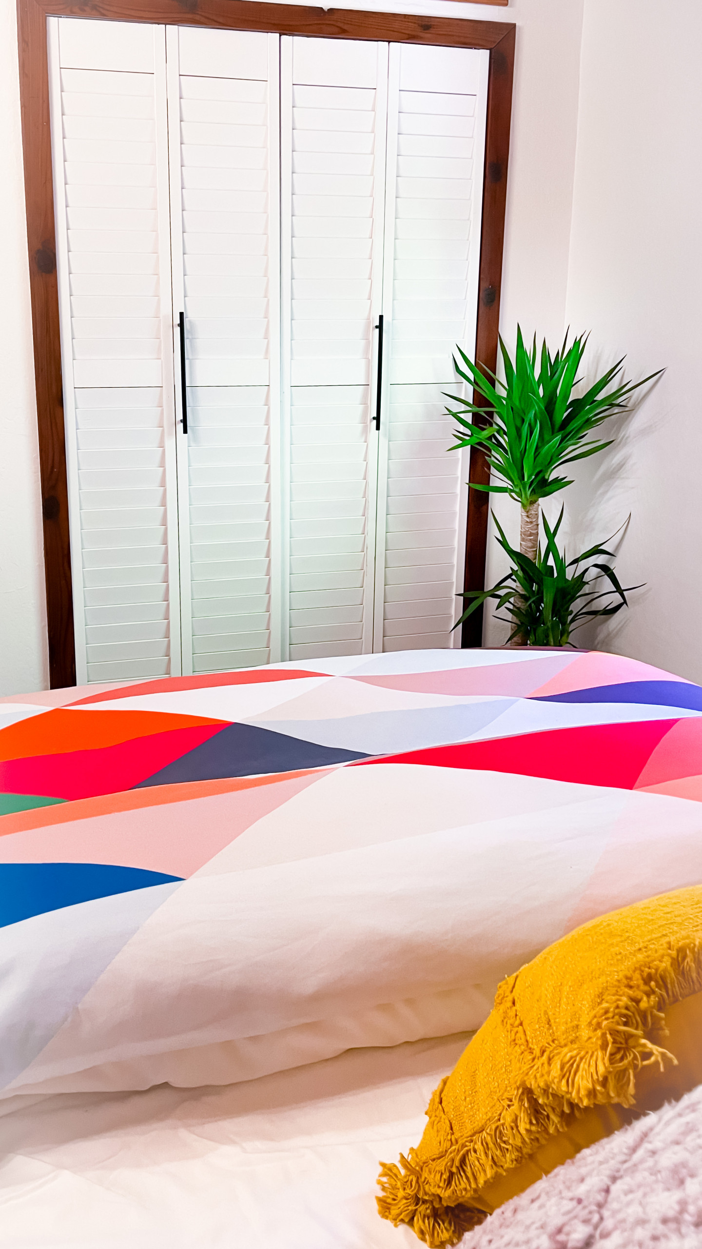 Air BnB Geometric Paradise Guest Bedroom