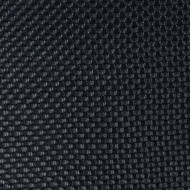 Black Basket Weave Textured Vinyl By The Yard Contemporary