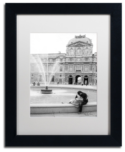 "Paris Kiss" Framed Art by Yale Gurney Traditional Photographs by