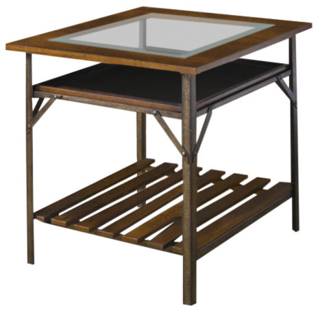 Hammary Mercantile Rectangular End Table Transitional Side Hammary Mercantile Rectangular End Table