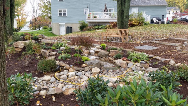 Pondless water fall and stream