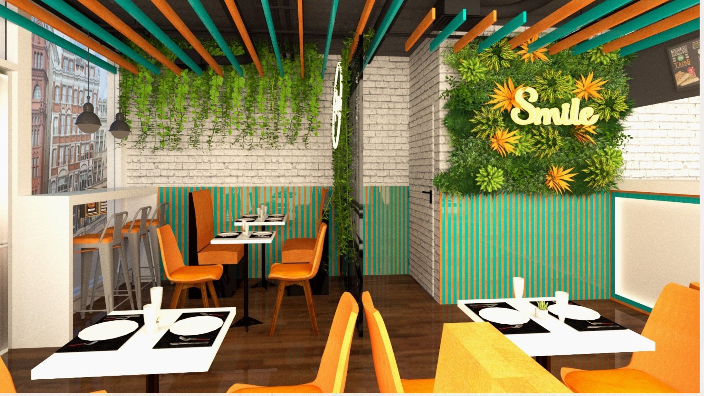 Urban Oasis Cafe in Shoreditch