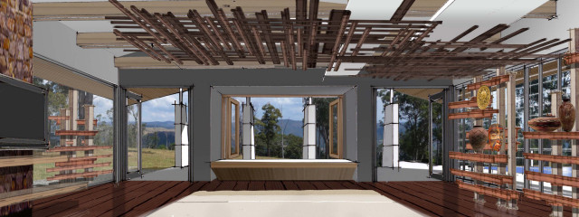 Beechmont New Home contemporary-vardagsrum