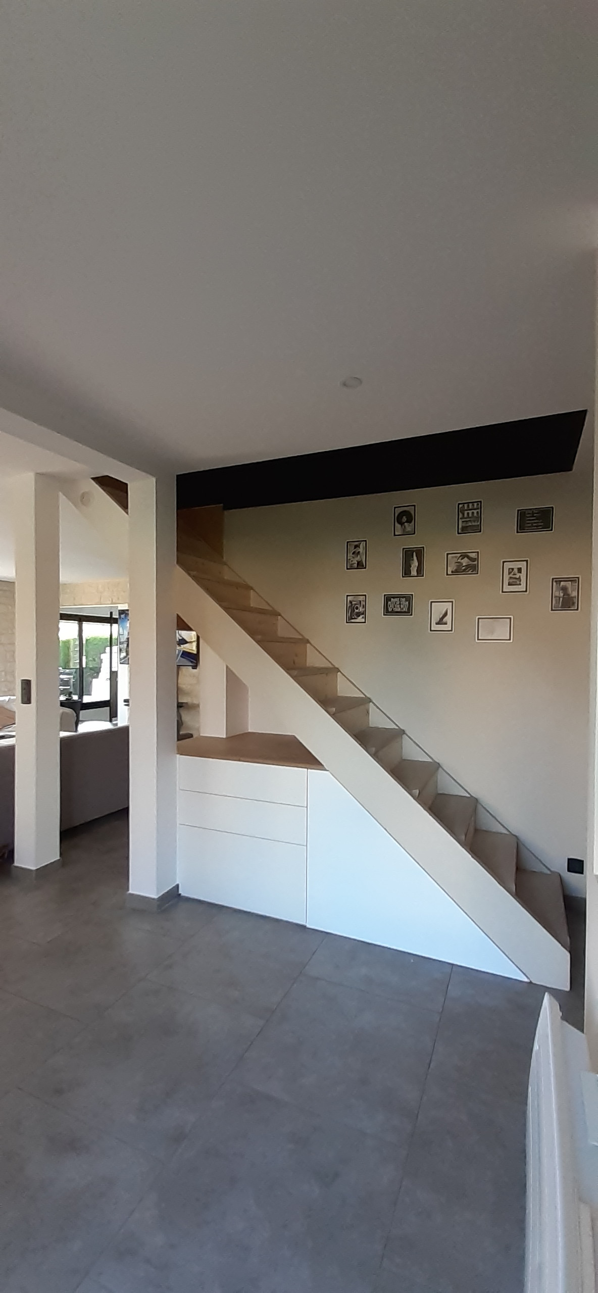 Aménagement et décoration du rdc d'une maison individuelle ossature bois