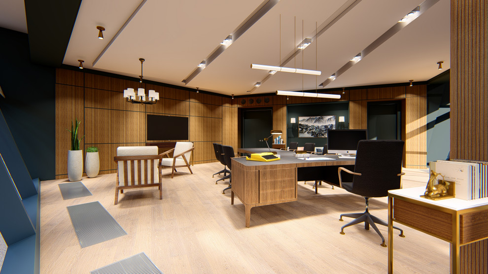 Концепция интерьеров офиса телекомпании НТВ