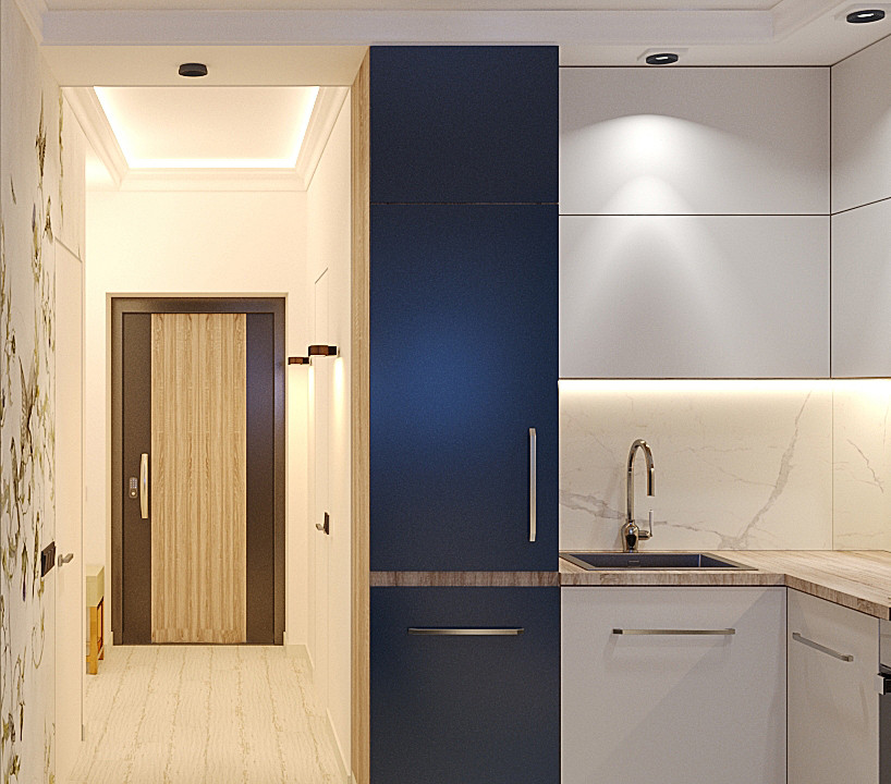 1-комнатная квартира классической планировки