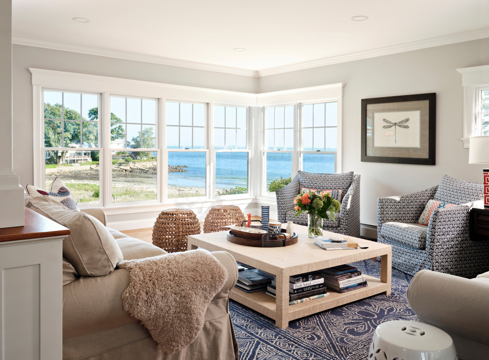 Sandy Lane - Beach Style - Living Room - Boston - by SV Design