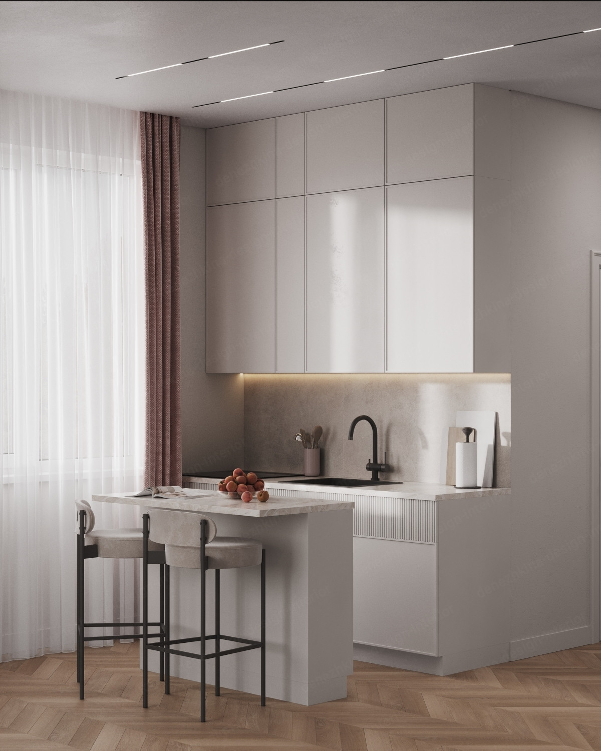 Дизайн проект 3 комнатной квартиры — ЖК Скандинавия